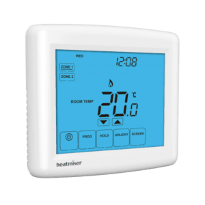 Heatmiser Touch Duo Two Zone Thermostat The Underfloor Heating Company