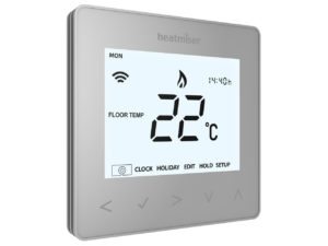 Heatmiser neoAir Wireless Smart Control - Platinum Silver The Underfloor Heating Company