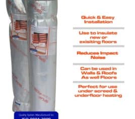 Superfoil UF Insulation the underfloor heating company