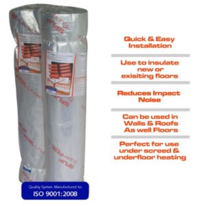 Superfoil UF Insulation the underfloor heating company