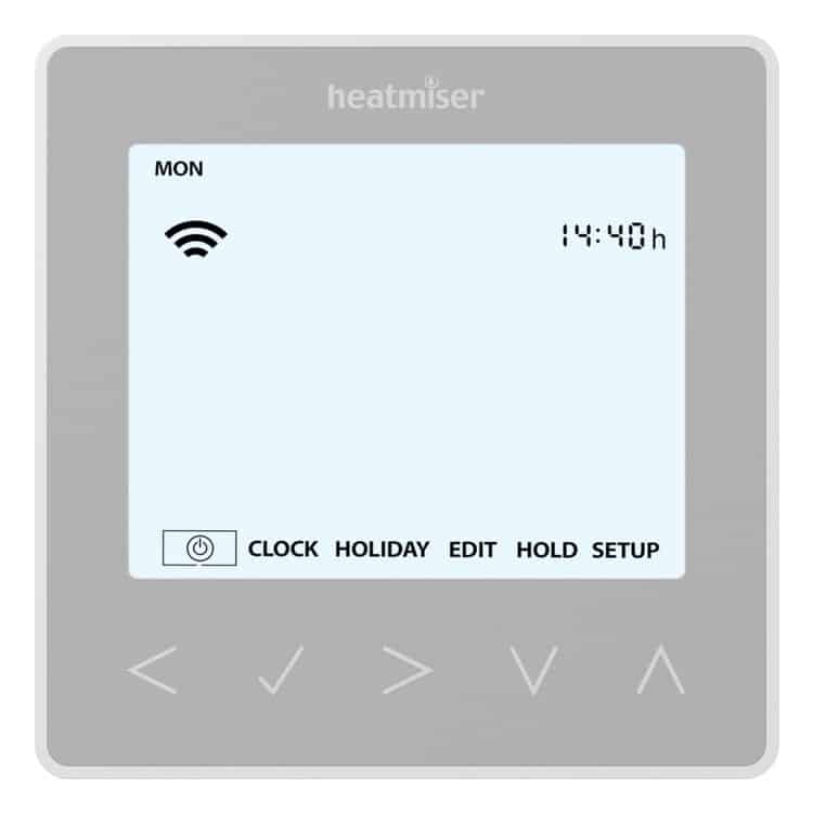 Heatmiser neoStat HW V2 Hot Water Programmer – Platinum Silver