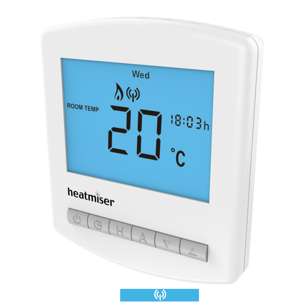 Heatmiser Slimline RF wireless thermostat