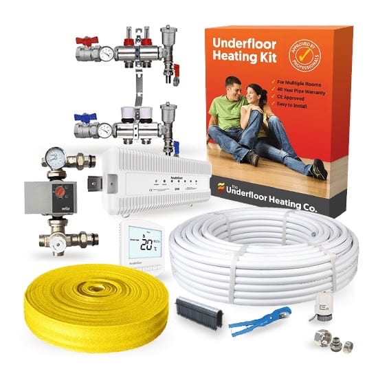 Multi Room Screed Kit – Standard Output Water Underfloor Heating System