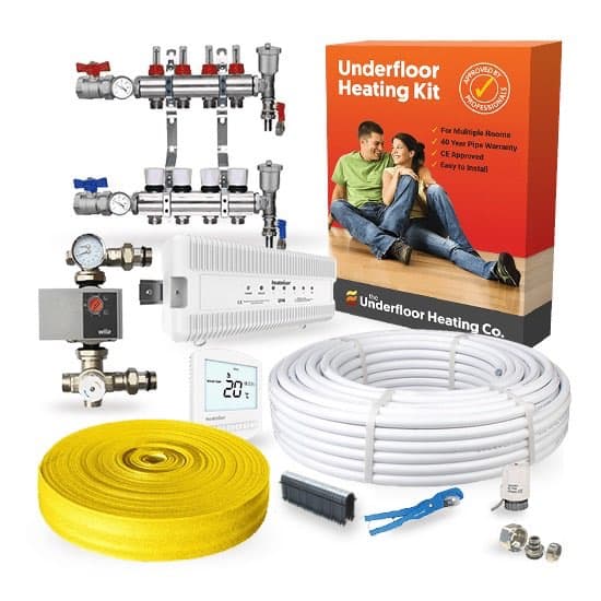 Multi Room Screed Kit – High Output Water Underfloor Heating System