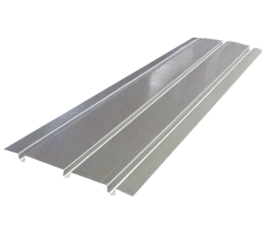 aluminium spreader plate triple groove THE UNDERFLOOR HEATING COMPANY