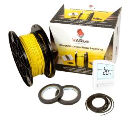 varme electric underfloor heating loose cable kits the underfloor heating company thermostat