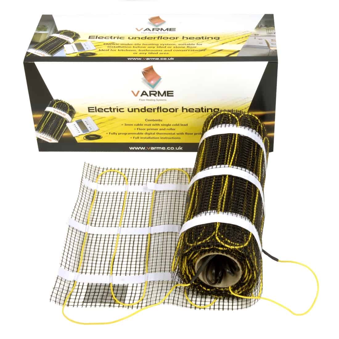 varme electric underfloor heating cable mat kit the underfloor heating company