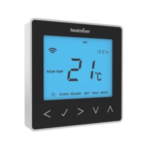 Heatmiser NeoStat Black the underfloor heating company