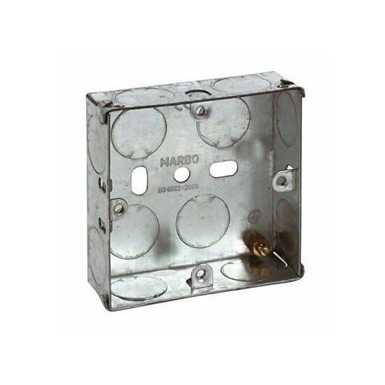 Metal Single Gang Back Box