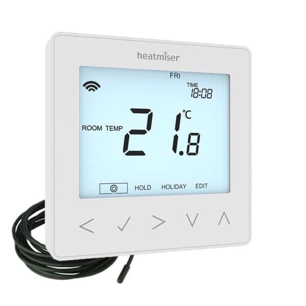 Heatmiser neoStat-E V2 Electric UFH Smart Control – Glacier White