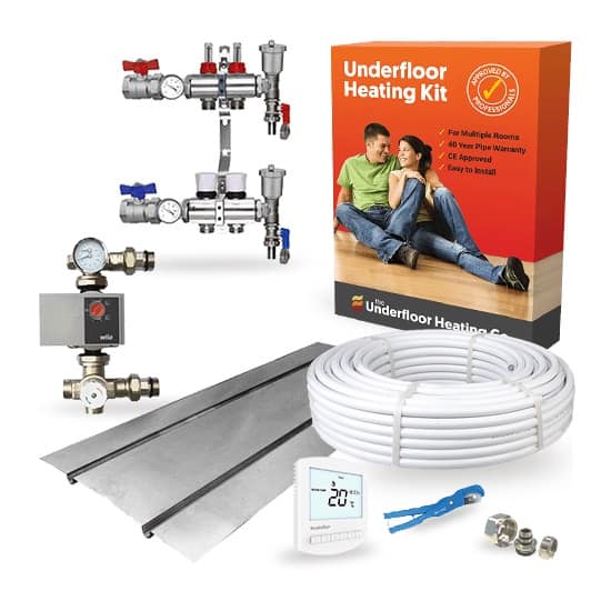 Water Underfloor Heating Standard Output Single Room Joist Kit