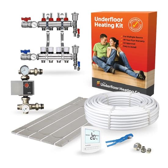 Single Room Wet Underfloor Heating Overlay Kit – High Output