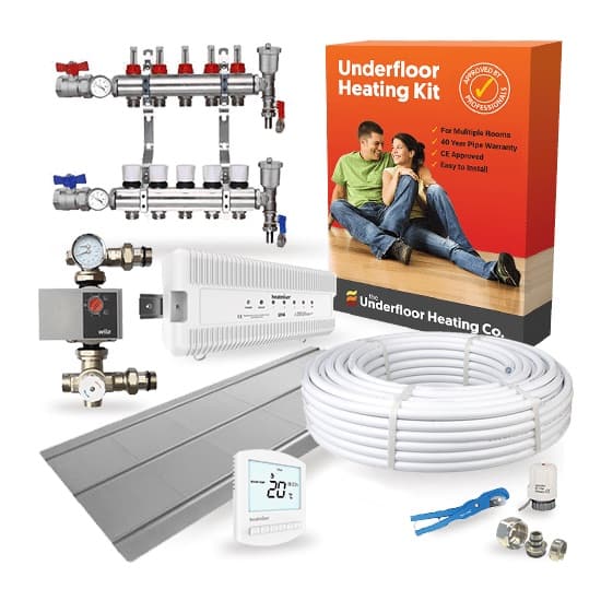 Multi Room Wet Underfloor Heating Joist Kit – High Output UFH