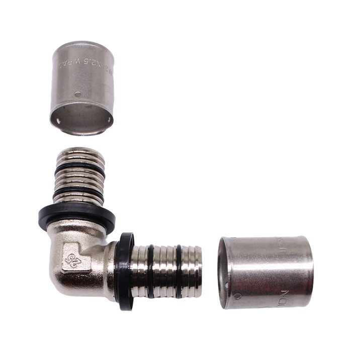 16-16mm Equal Elbow Press Fitting WRAS Approved