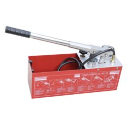 manual pressure testing pump the underfloor heating company