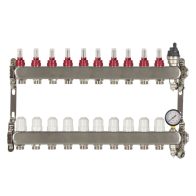 10-Port-Poly-Style-Stainless-Steel-Underfloor-Heating-Manifold-with-ball-valve-The-Underfloor-Heating-Company