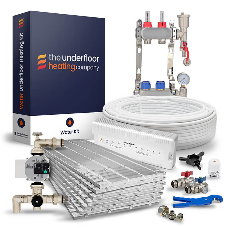 Multi Room Wet Underfloor Heating XPS Overlay Kit – High Output UFH