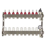 9-Port-Poly-Style-Stainless-Steel-Underfloor-Heating-Manifold-with-ball-valve-The-Underfloor-Heating-Company