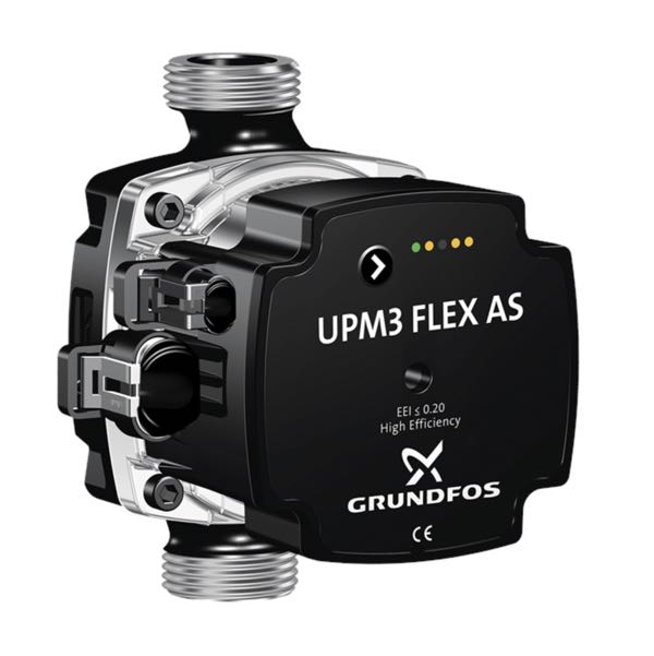 Grundfos UPM3 FLEX AS 25-70 130 Pump 1.5″ Fittings