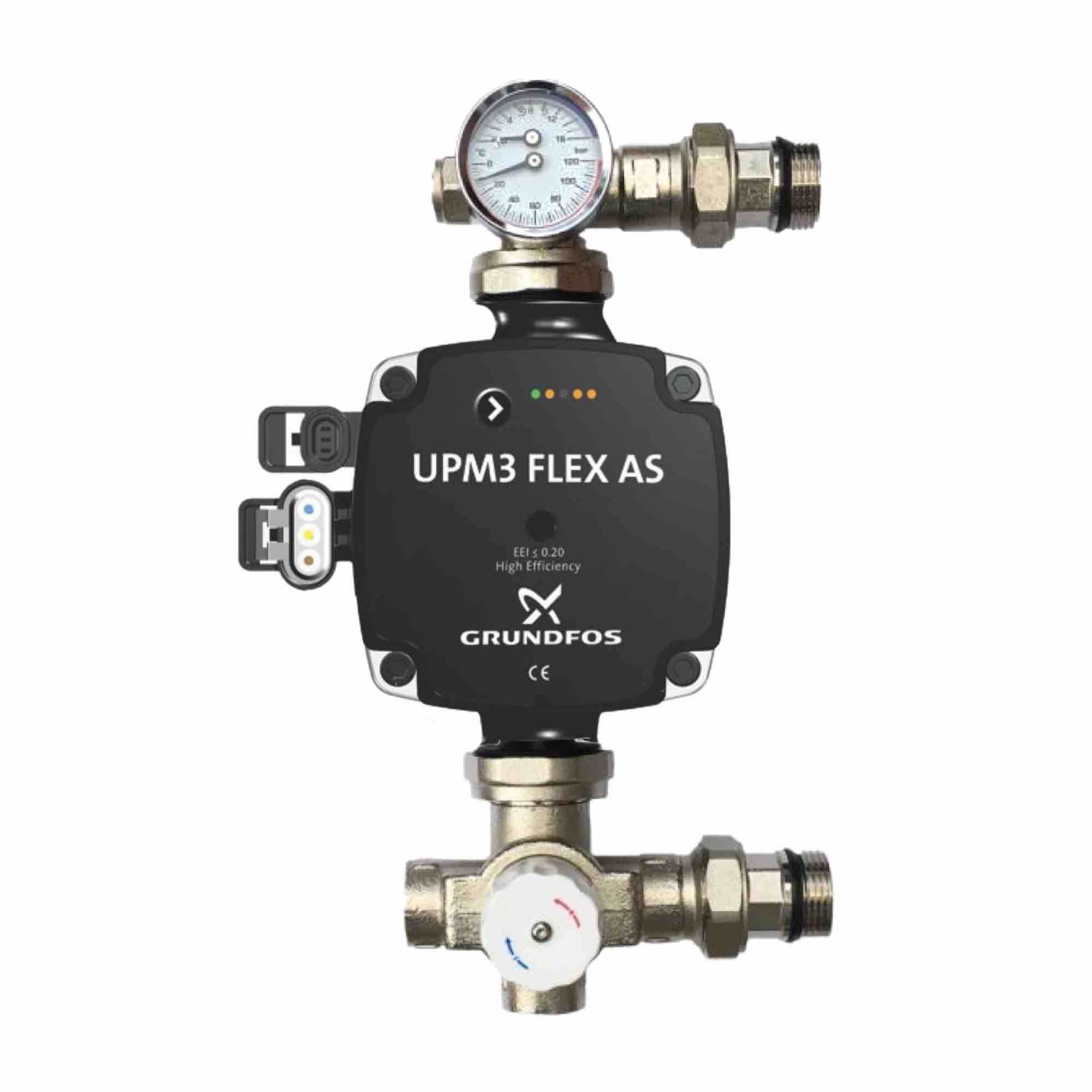 Underfloor Heating Mixing Valve with Grundfos UMP3 Pump