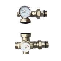 Underfloor heating thermostatic mixing valve