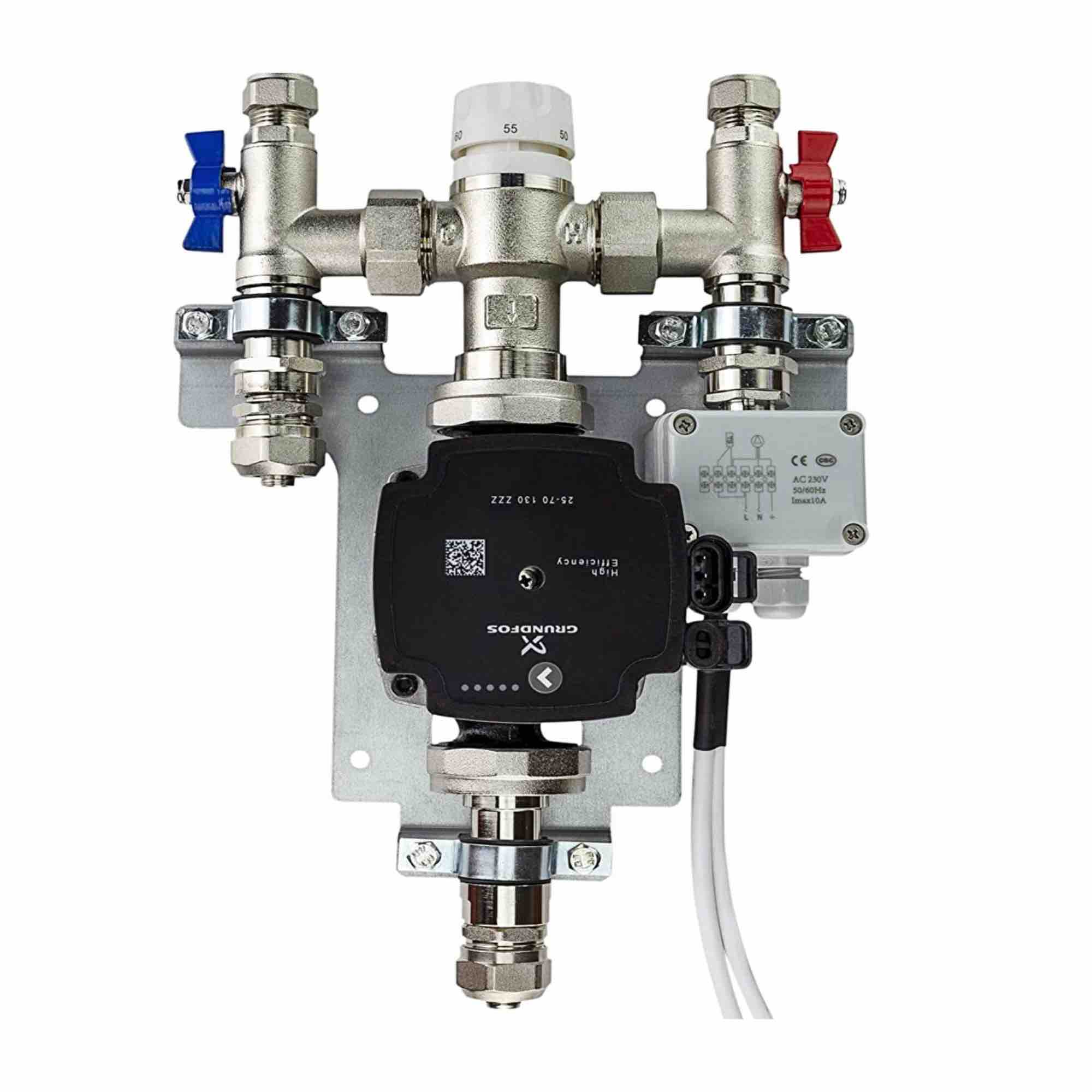 Single Room Control Unit & pump Grundfos UPM3 Flex AS 7m Head