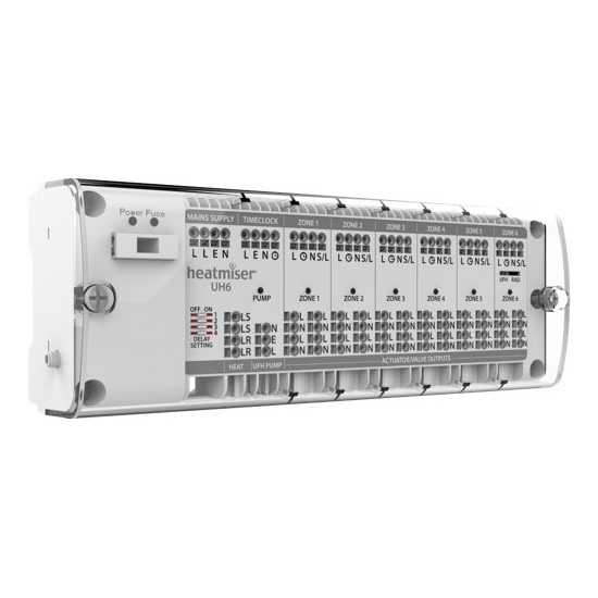 Heatmiser UH6 – 6 Zone 230v Wiring Centre