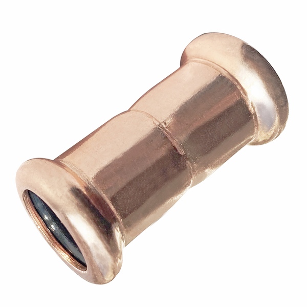 35mm copper press fitting straight coupler
