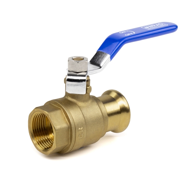 35mm x 1 1/4″ Copper Press Ball Valve (Full Bore) BLUE