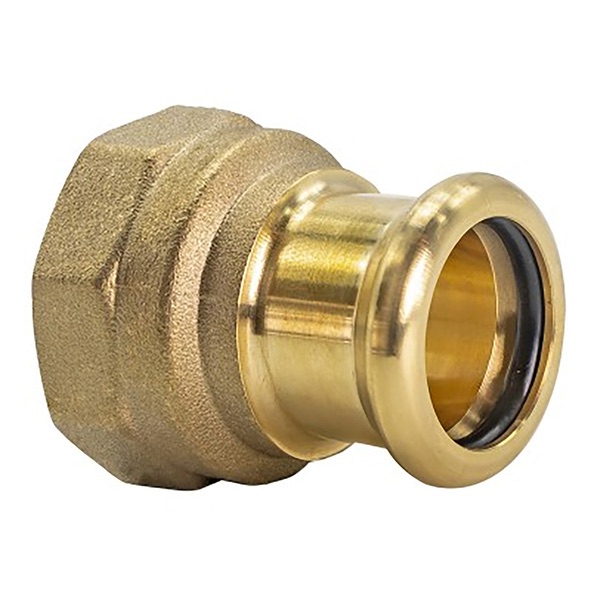 42mm x 1 1/2″ Copper Press Female Coupler