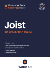 joist kit installation guide spreader plate system the underfloor heating company